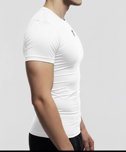 Camisa de compresion Reaper | esencial blanca