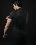 THE GRIM™ CAMISA DE COMPRESIÓN [SILVERBLACK]