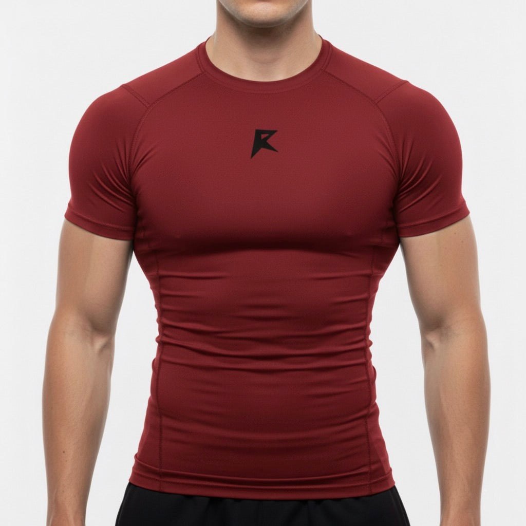 Camisa de compresión Reaper | esencial roja