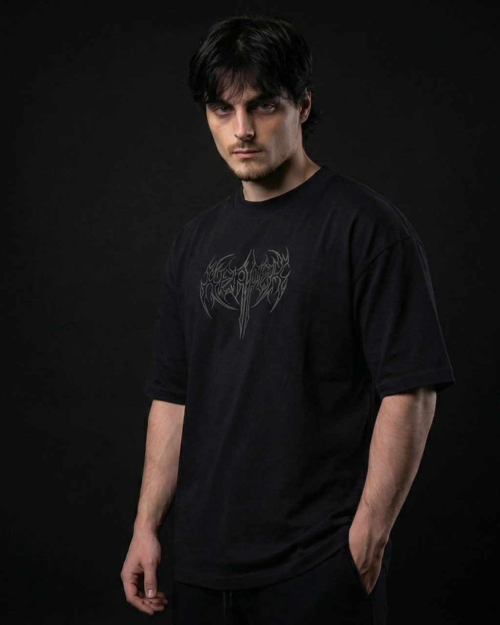 THE PHANTOM™ CAMISA OVERSIZED HEAVYWEIGHT [STEEL BACK]