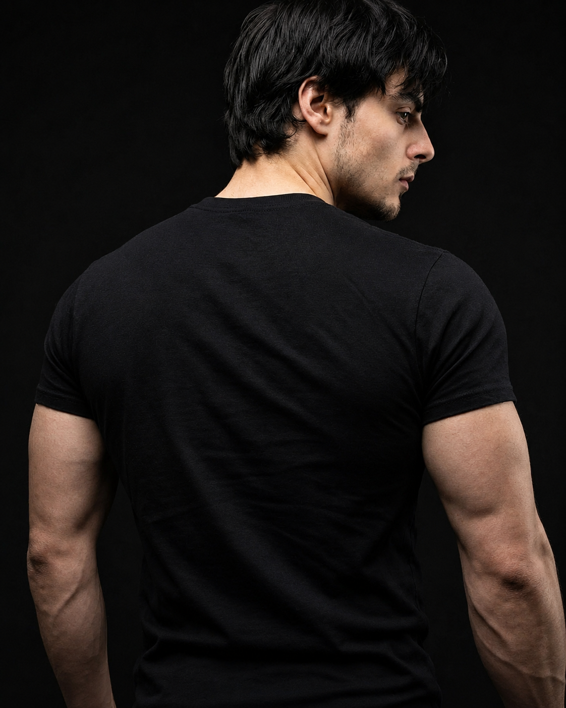 THE IRONCLAD™ CAMISA MUSCLE FIT [FORGED BLACK]