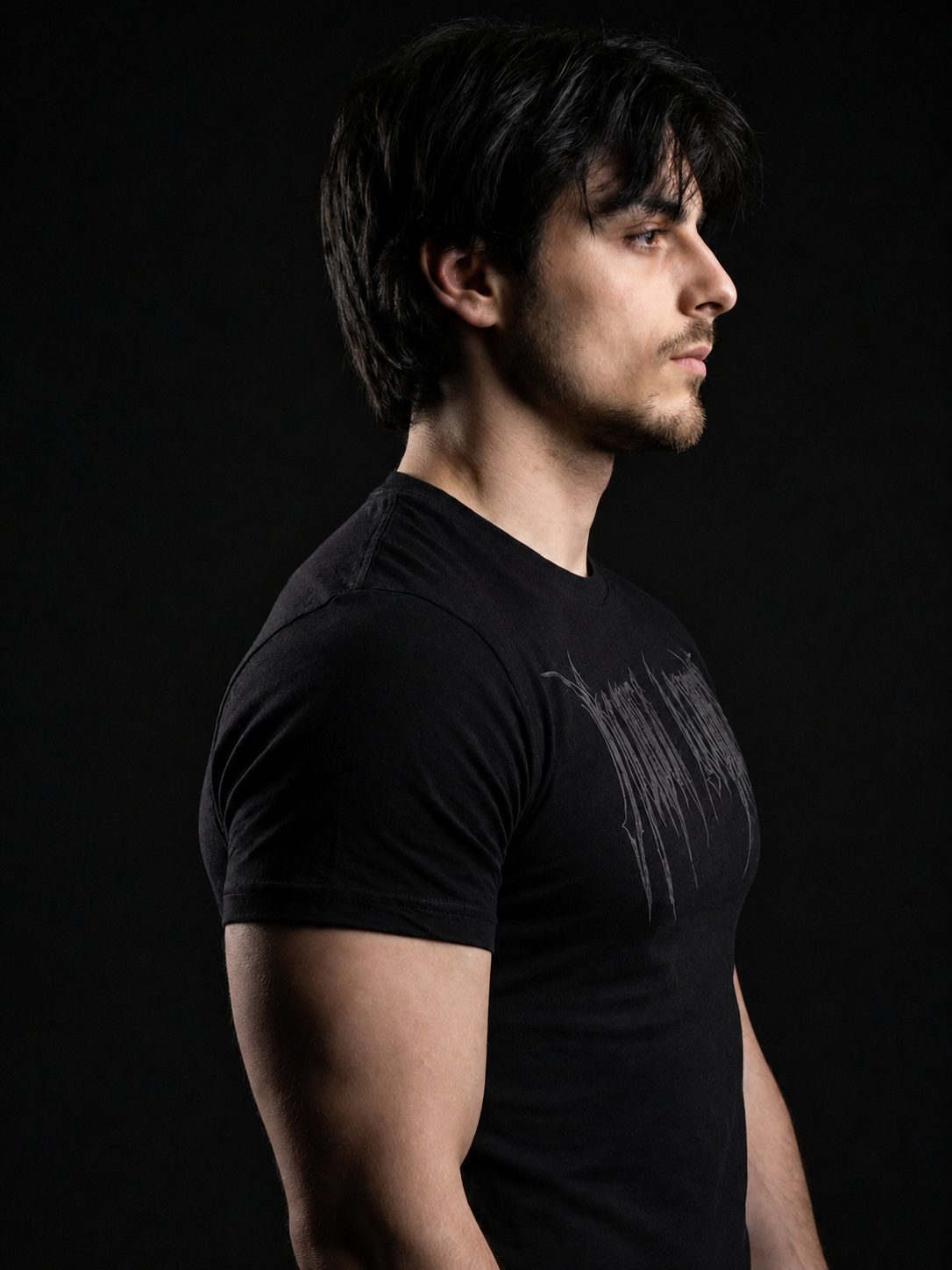 THE IRONCLAD™ CAMISA MUSCLE FIT [FORGED BLACK]