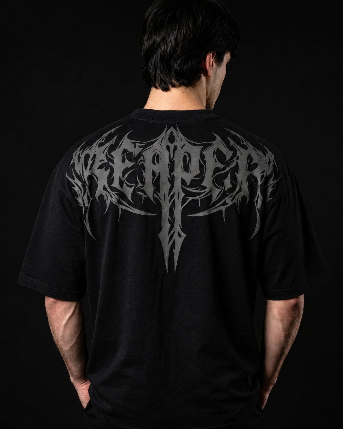 THE PHANTOM™ CAMISA OVERSIZED HEAVYWEIGHT [STEEL BACK]
